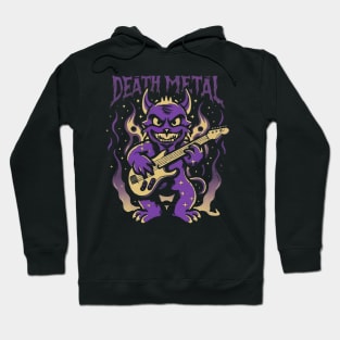 death metal Satanic Baphomet cat Hoodie